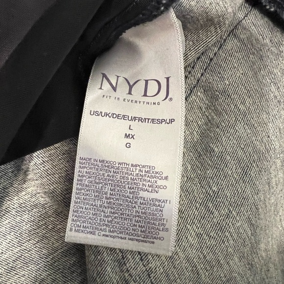 NYDJ Women's Spanspring Pull-on Boot Cut Stretch Jeans EUC L (12-14-16) #1681 - Picture 5 of 7